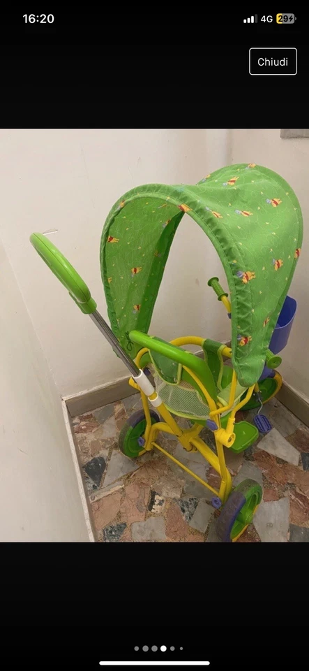 bicicletta tre ruote bimbi - Immagine 4 di 4