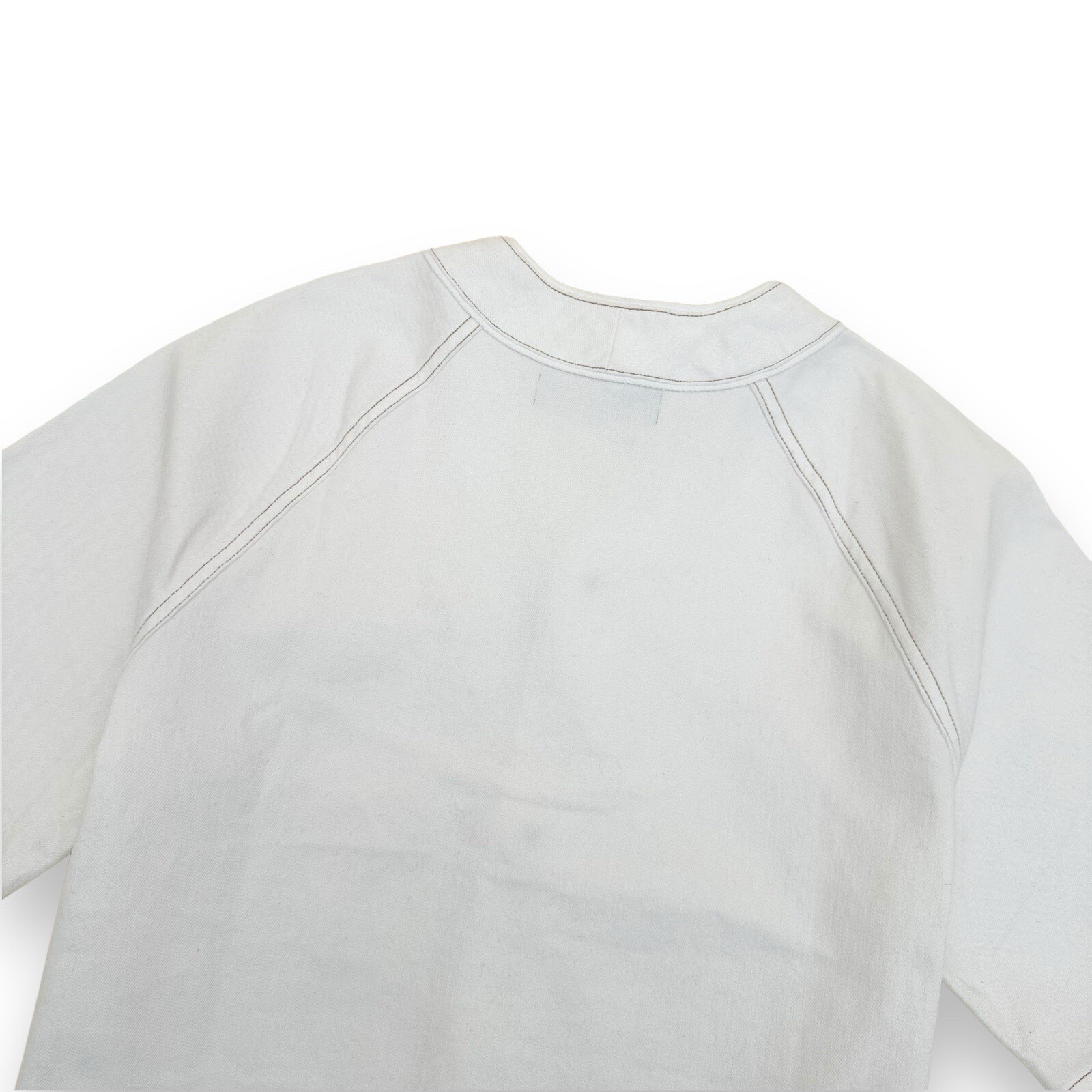 Louis Vuitton Embossed Monogram White Baseball Shirt L RRP £1000 image 4