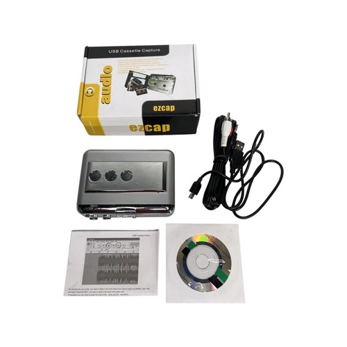 EZCAP Portable Tape USB Cassette to MP3 Converter Capture Audio Music Player 94276881975 eBay