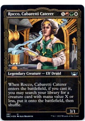 397 Rocco, Cabaretti Caterer Gilded Foil MTG Streets of New