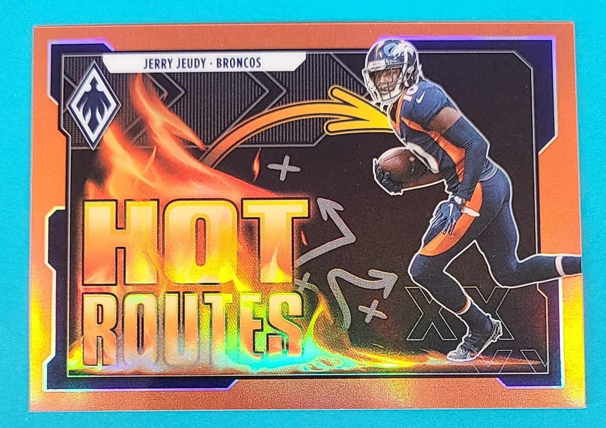 2021 Phoenix Hot Routes Orange /99 #HR-27 Jerry Jeudy Denver