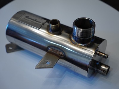 BMW custom stainless steel coolant expansion tank E30 E28 Z1