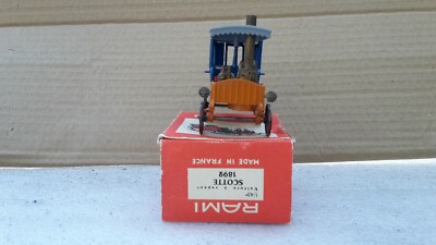 Miniature RAMI JMK Scotte Voiture à Vapeur 1892 - Échelle 1/43 - France 1965
