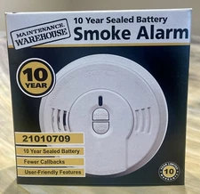 Maintenance Warehouse 10Yr Sealed Battery Smoke Alarm i9010 6PK NEW (W)