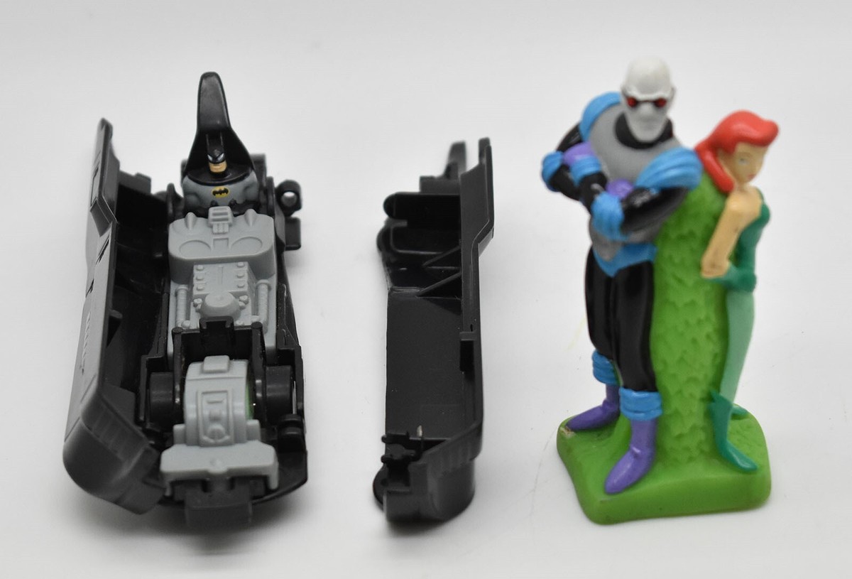 Batman Batmobile Mr. Freeze & Poison Ivy Loose Toy Lot Taco Bell
