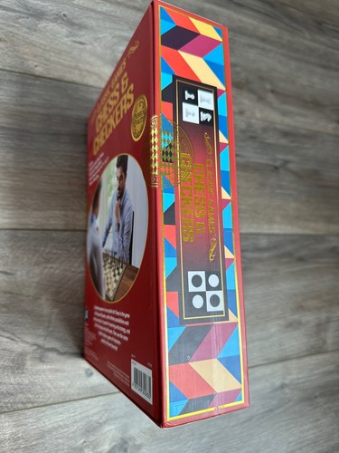 BRAND NEW Ambassador Classic Games Chess & Checkers Premium Quality - Picture 4 of 4