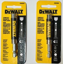 DeWALT DW2054 Bit Magnetic Drive Guide, 1/4 in Drive, 3 in Length  Set of 2 