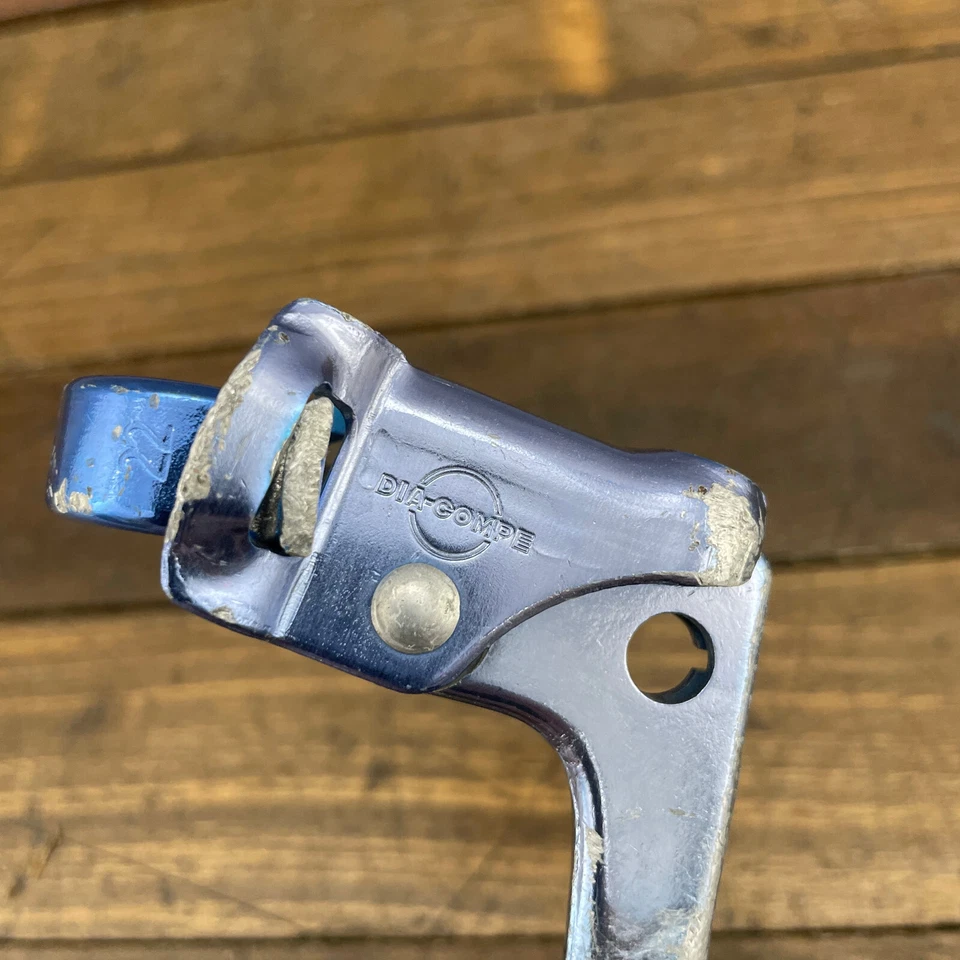 Palanca de freno Dia Compe BMX azul Old School BMX trasero derecho Survivor 79 81 OG Race Foto 3 de 4