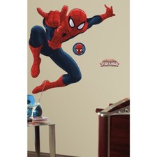 53  ULTIMATE SPIDERMAN Peel  Stick Giant Wall Decals Boys Room Marvel Stickers 