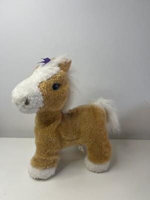 2013 HASBRO FUR REAL FRIENDS BUTTERSCOTCH MY WALKING TAN 9'' PONY & SOUND MAKING