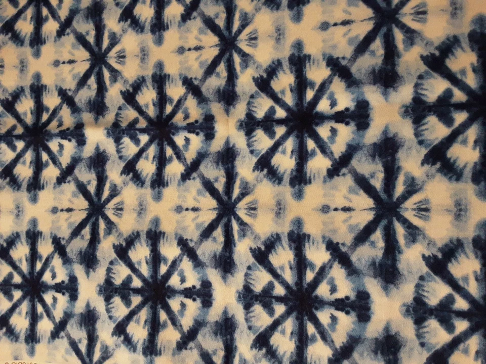 Fabric Home Decor 45 Dye Indigo 46 L X 45 W Multicolor - Image 3 of 3