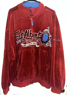 ウェア platinum fubu 2XL FUBU Platinum Fat Albert Mens XXL 2XL Shirt Blue Vintage