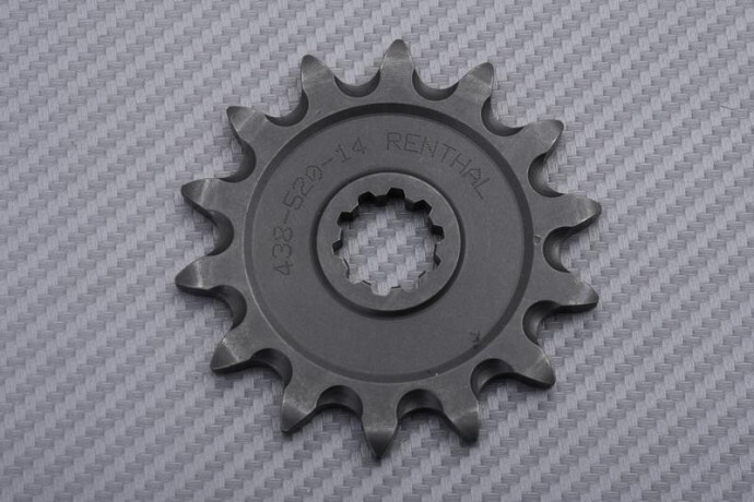 Pignon de sortie de boite 14 dents Renthal 520 haute résistance pour KXF 250