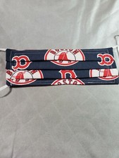 Handmade face mask washable adult, Boston Red Sox