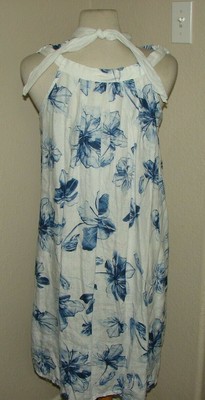 chinese dress ladies Arabella Linen Blend Dress-Ice Cube Blue, Blossom Trail