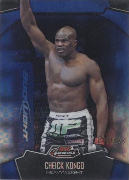 2012 Topps Finest UFC - Cheick Kongo #38 Blue X-Fractor /188 for sale ...