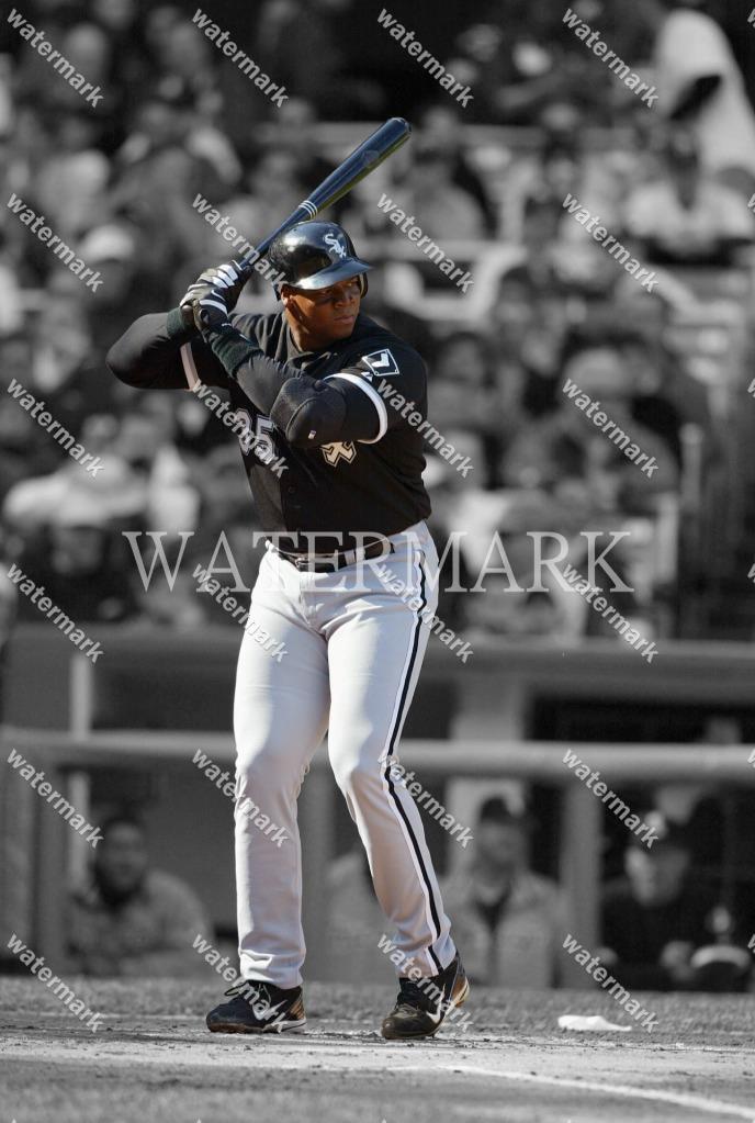 Naptime SOX-WHITE＆MUSTARD＆BLACK セットSsize GG960 Frank Thomas Chicago White Sox Stance Baseball 8x10 16x20