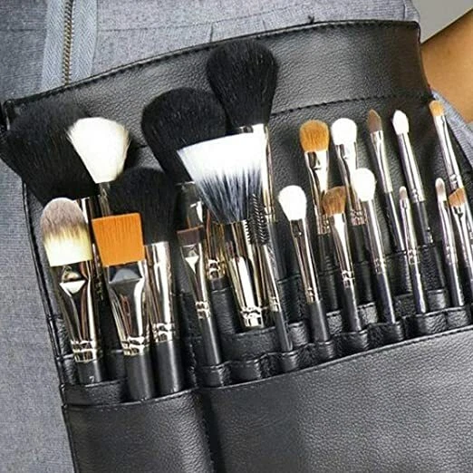 Bolso Organizador De Cintura Para Brochas Y Pinceles De Maquillaje  Profesional