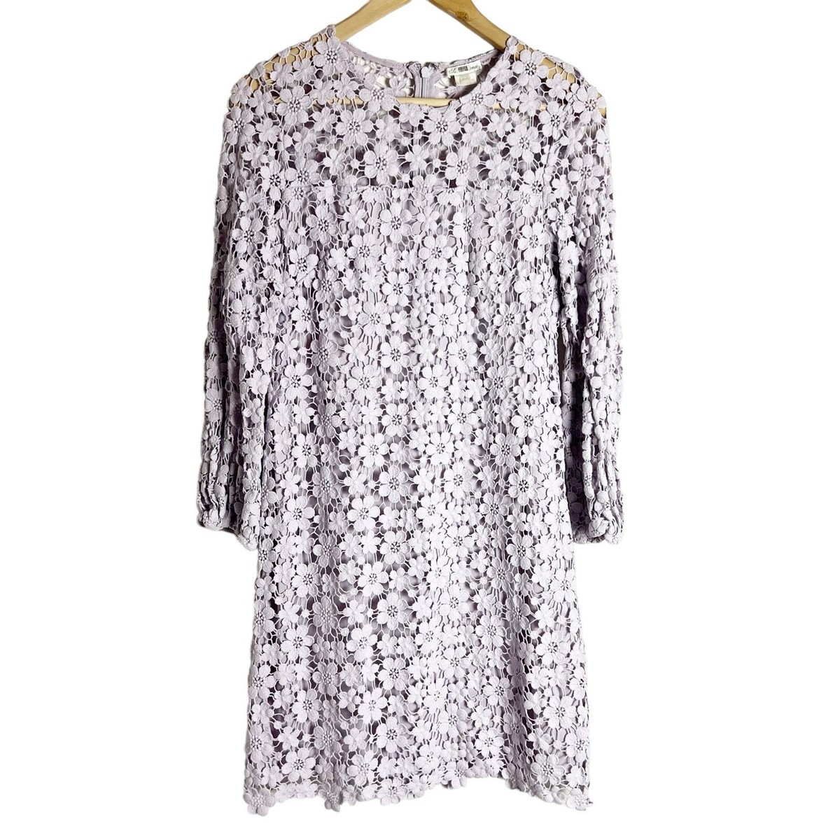 Shoshanna Vina Lavender Lace Sheath Mini Dress Size 4 | eBay