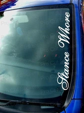 Stance Whore Low Slammed Small - Large Windscreen Car Van Stickers Decals ref:1