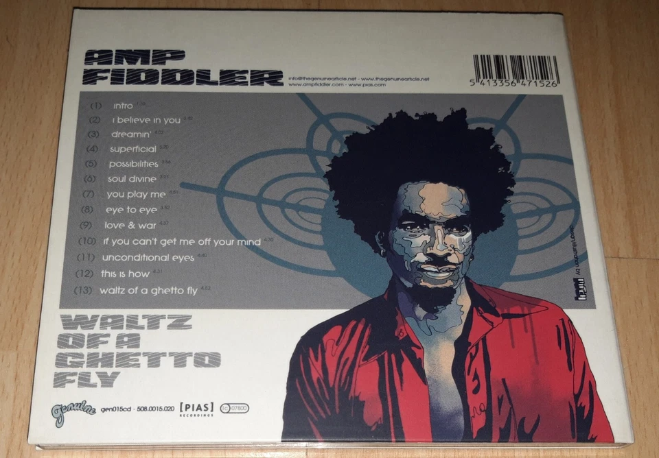 AMP FIDDLER - Waltz Of A Ghetto Fly - Album CD R&B Rnb Soul RAPHAEL SAADIQ - Bild 3 von 4