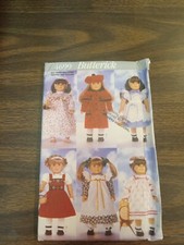 Butterick pattern 4699 for 18 inch doll clothes uncut