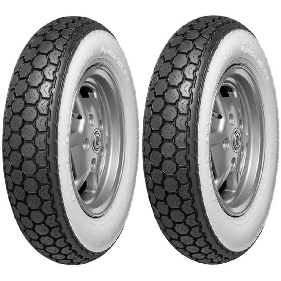 Scooter Tyres Continental Conti LB 3.50-8 46J & 3.50-8 46J TT WhiteWall Triumph