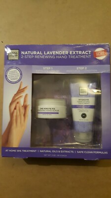 Jenna Hipp Natural Lavender Extract 2-Step Renewing Hand Treatment Scrub Lotion