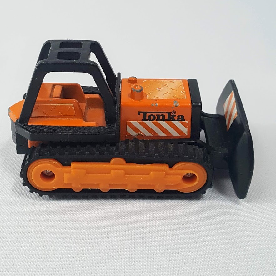 McDonalds Tonka Mini Bulldozer Construction 2003 Orange Hasbro