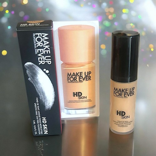 Base mate natural impermeable MAKE UP FOR EVER HD Skin 1N14 beige nueva en caja - Imagen 8 de 24