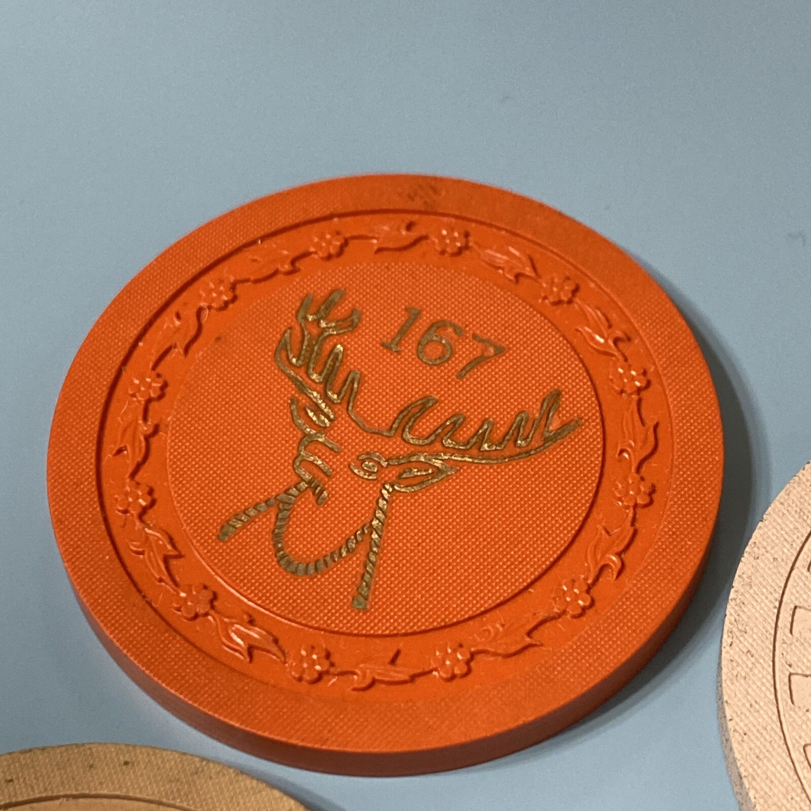 Set of 4 Vintage Elks Lodge BPOE 167 Selma, Alabama 1980s Clay