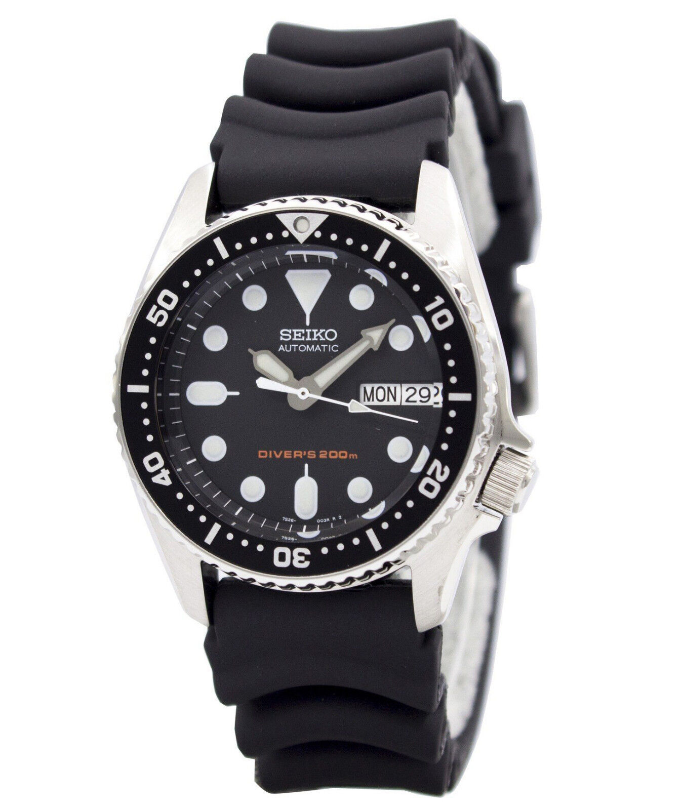 Seiko Prospex Men's Black Watch - SKX013 |