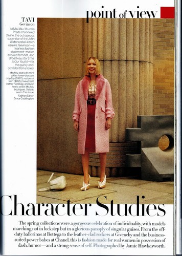 VOGUE US January 2015 SIENNA MILLER Kendall Jenner JAMES CORDEN FKA Twigs @NEW@ - Picture 4 of 10
