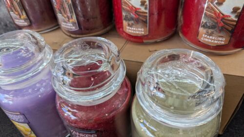 🔥7 x New🔥 Yankee Candle 22 Oz Large Jars + Free Candles - Picture 7 of 20