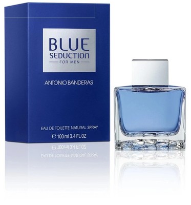 BLUE SEDUCTION by Antonio Banderas Eau de Toilette Spray Cologne 3.4 oz 100 ml