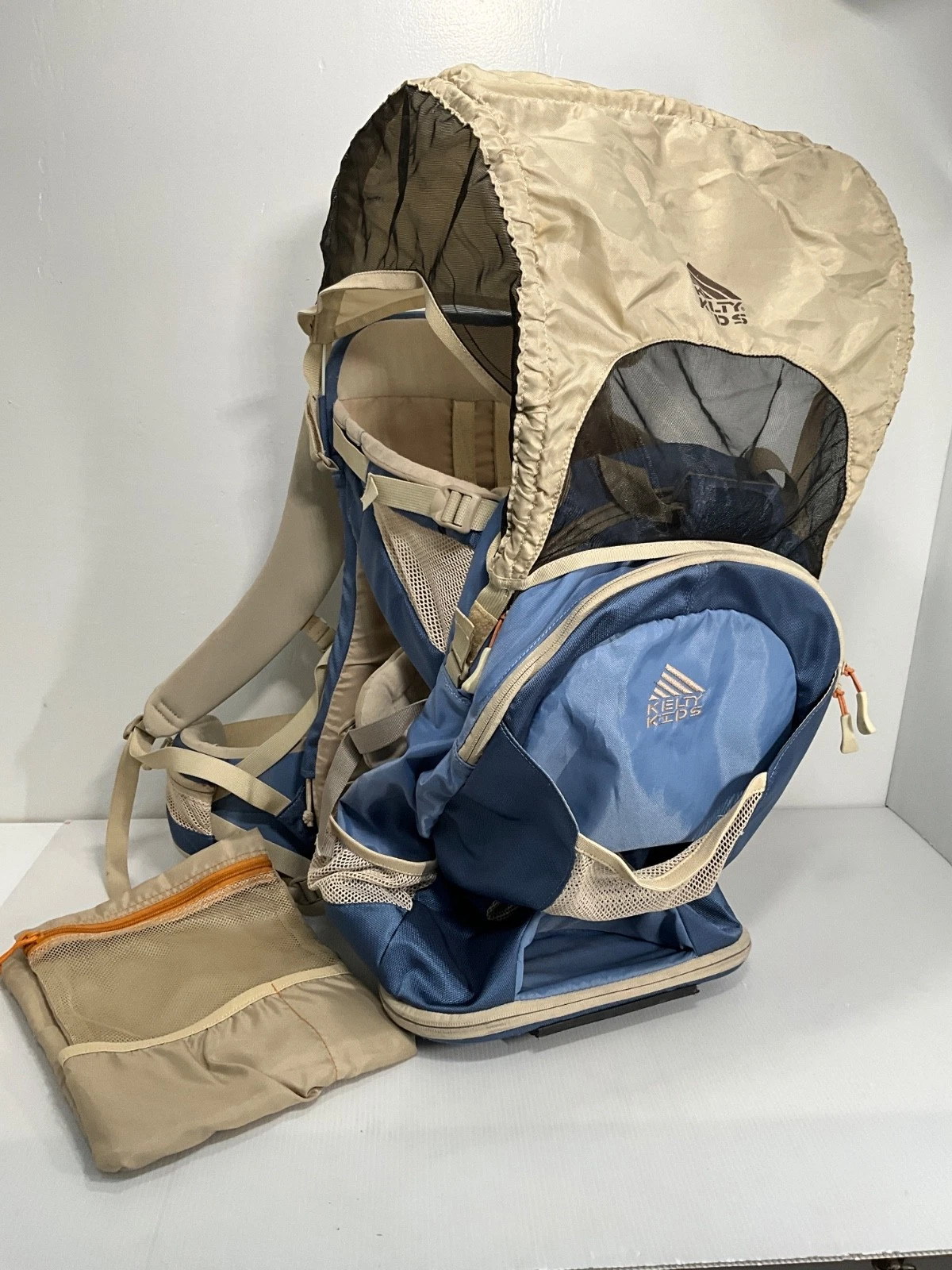 Kelty Kids TC 3.0 Transit Backpack Child Carrier, Blue with Canopy