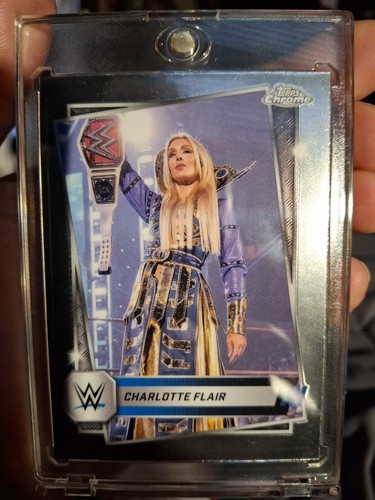 SP! WWE 2025 Topps Chrome Charlotte Flair High Number IMAGE VARIATION No. 272 - Picture 1 of 2
