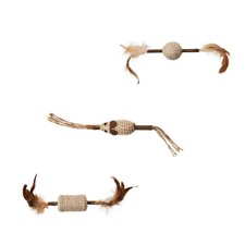 Ethical Products Silvervine Cord Stick Cat Toy Feather