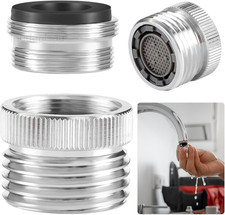 Faucet Adapter with Aerator,Garden Hose to Sink Adapter,Faucet Silver