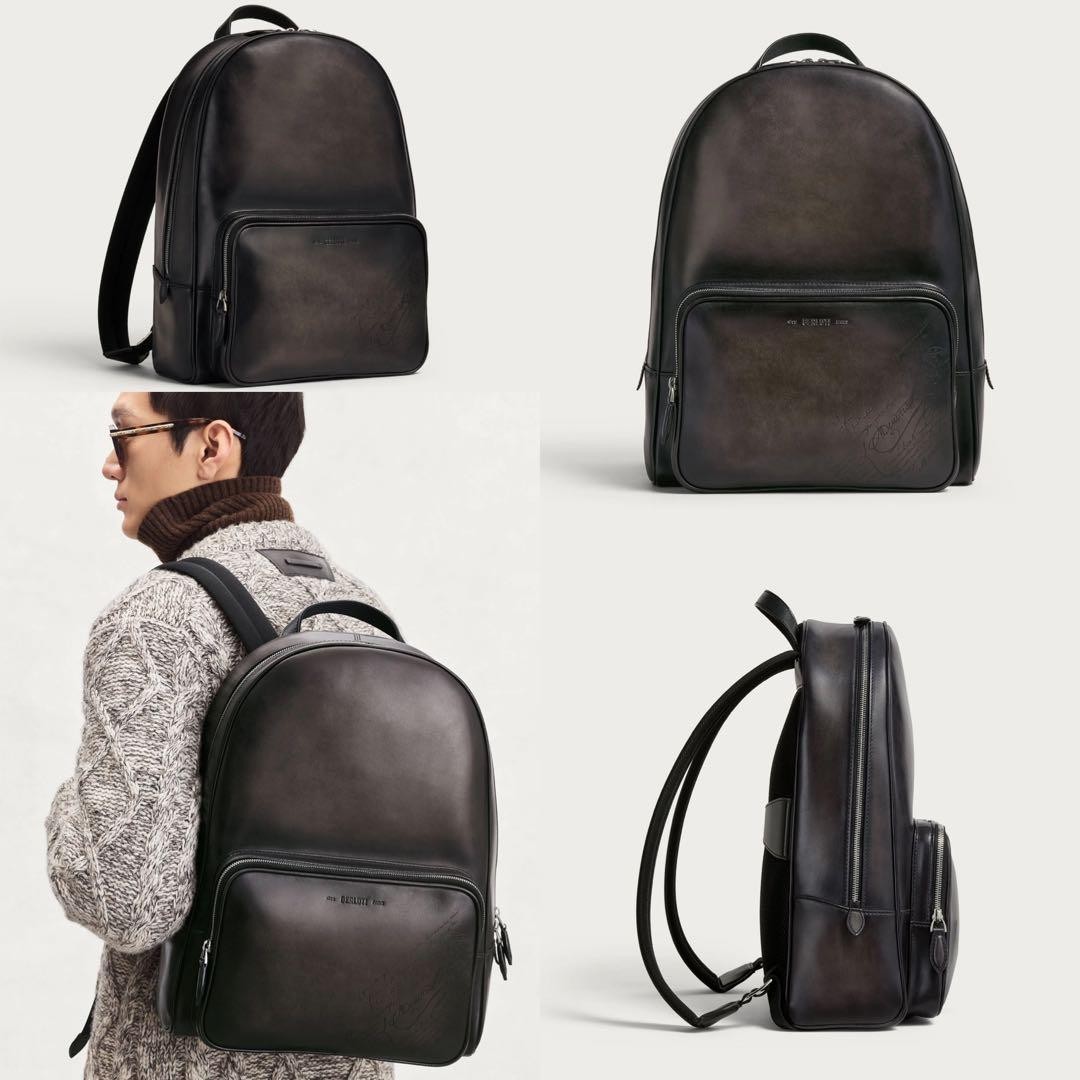 List price 610,000 yen Berluti Time Off Scrit leather backpack Latest model New image 3