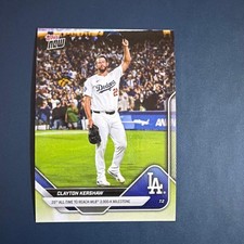 2025 MLB Topps NOW 373 Kershaw 3000 strikeouts