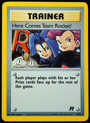 Here Comes Team Rocket! 15/82 Team Rocket Holo Rare