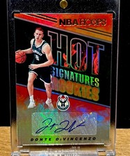 Donte Divincenzo Milwaukee Bucks Hot Signatures Rookies NBA Hoops NO. HSR-DD
