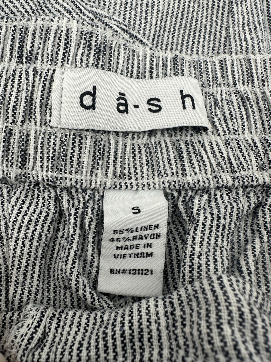 Woman's Dash Capri Pants Size Small Elastic Waist Pockets Black