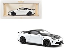 Norev 185433 1/18 2024 Alpine A110 R Pearl White Metallic with Carbon