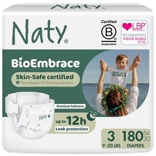 Baby Diapers Sensitive Skin Size 3 920 lbs 180 Count