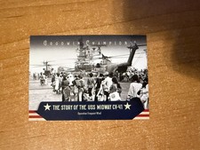 2025 UD Goodwin Champions - #USS-16 The Story of the USS Midway CV-41