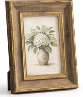 Bilderrahmen Vintage Holz Gold 10X15 Fotorahmen FüR Fotos Und Bilder