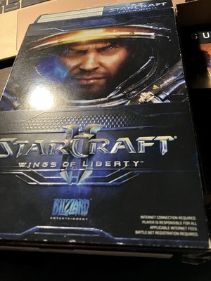 Starcraft  Wings Of Liberty PC Game -  with Box, Manuals, Inserts