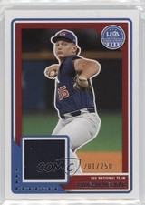 2023 Panini USA Baseball Stars & Stripes Material 201/250 Vaughn Neckar 10jr